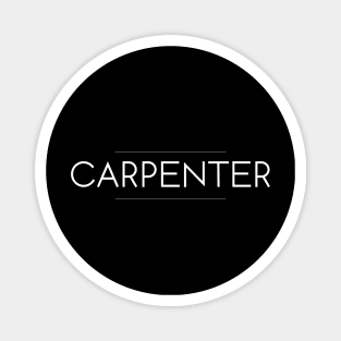 Carpenter Minimalist Design Magnet